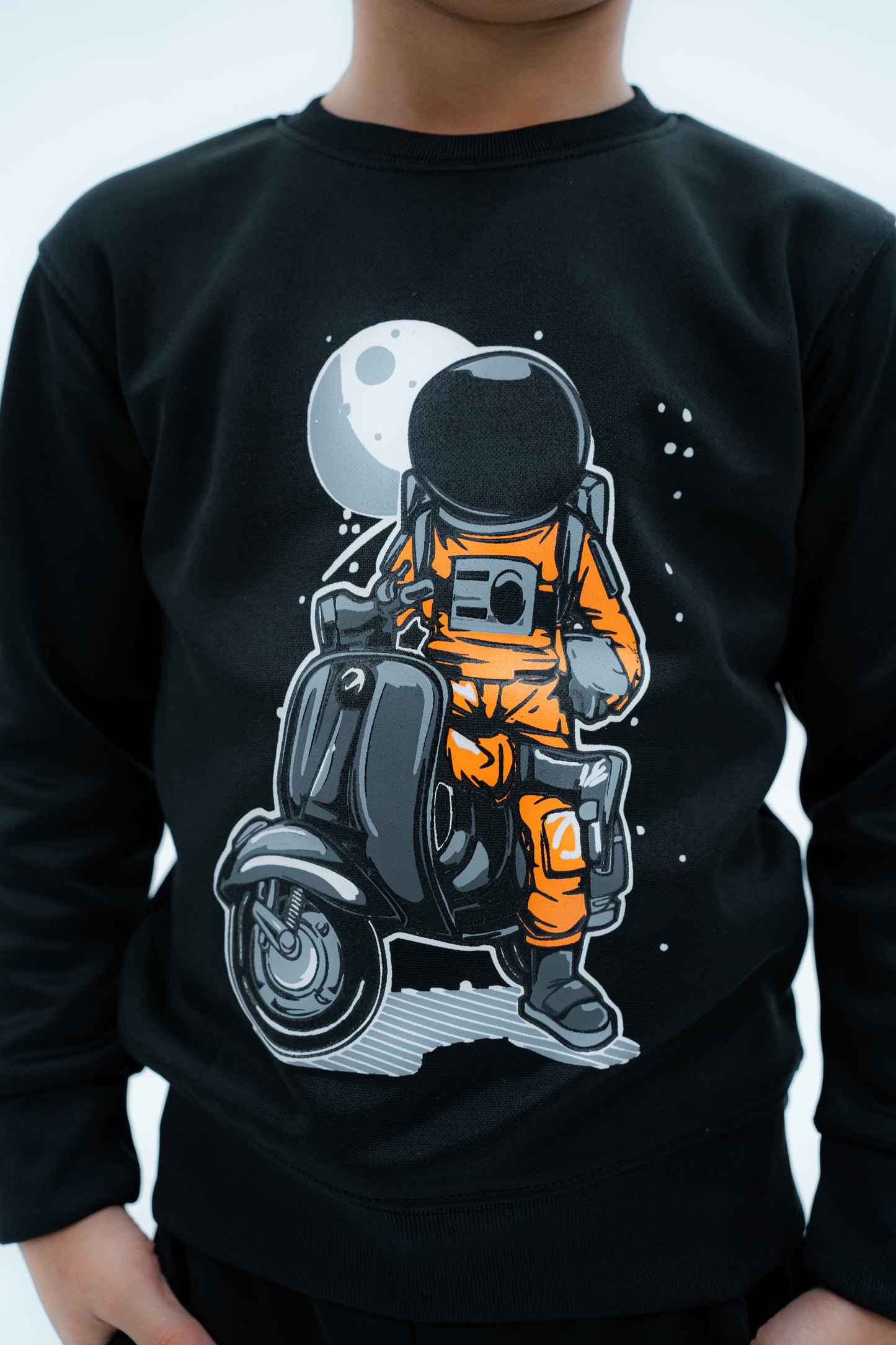 Boys Black Astronaut Tracksuit