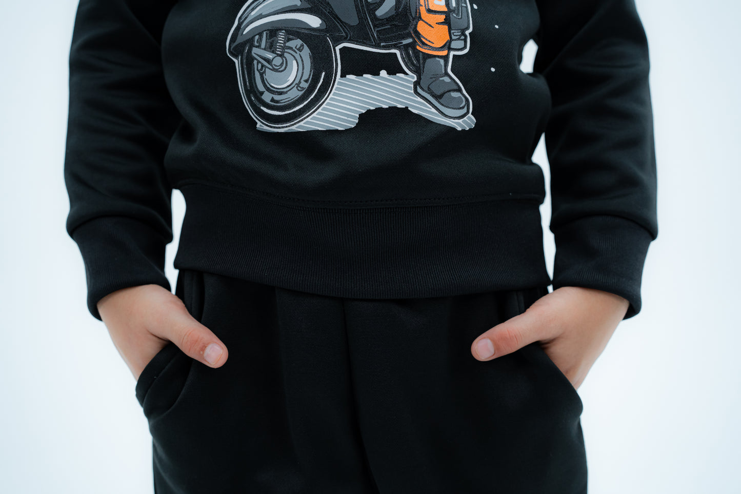 Boys Black Astronaut Tracksuit