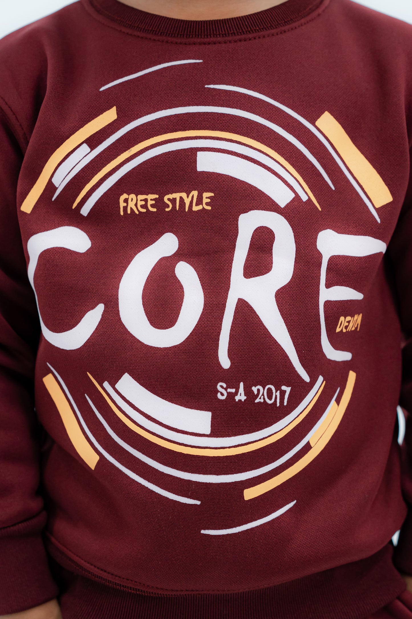 Boys Maroon Core Tracksuit